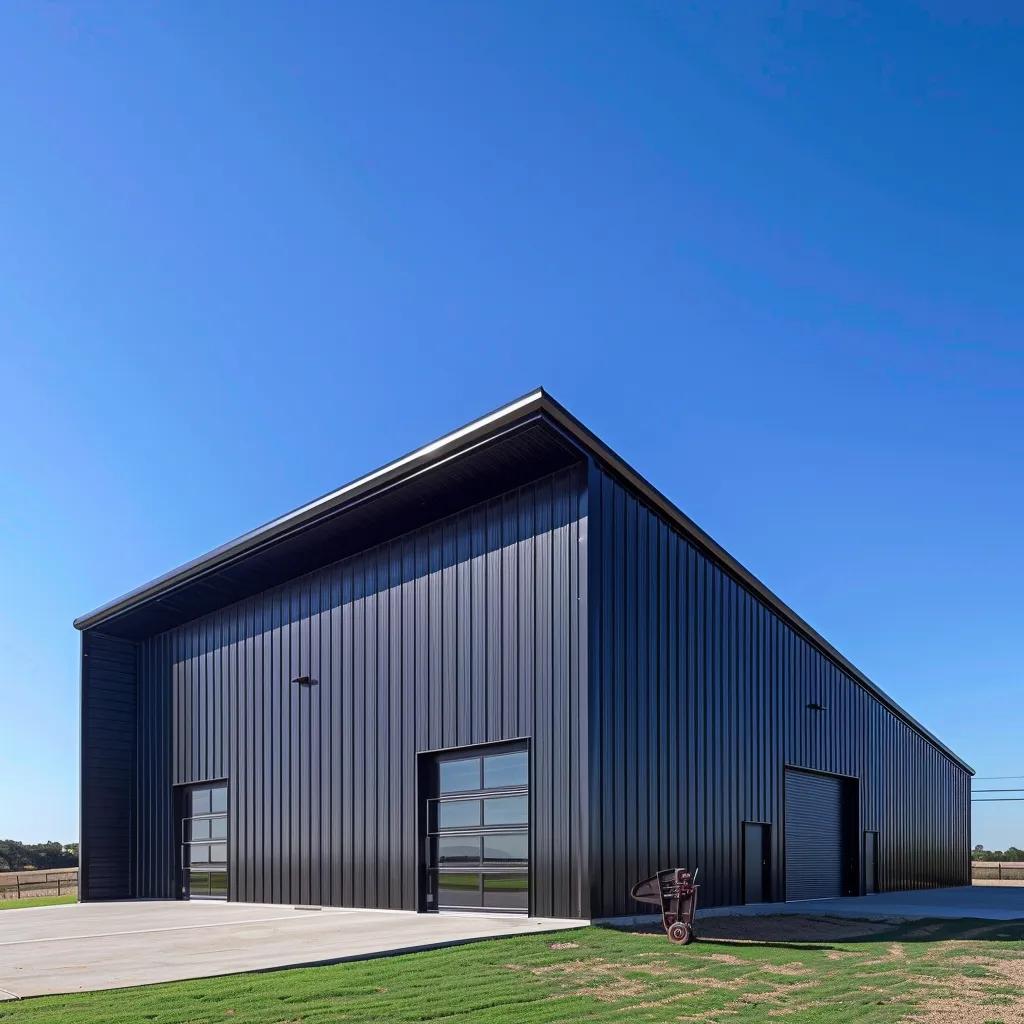Modern metal building in Oklahoma City showcasing durability and design