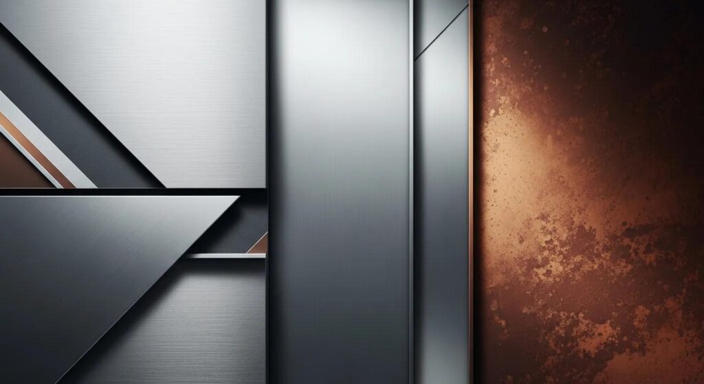 Architectural metal detail on a modern building