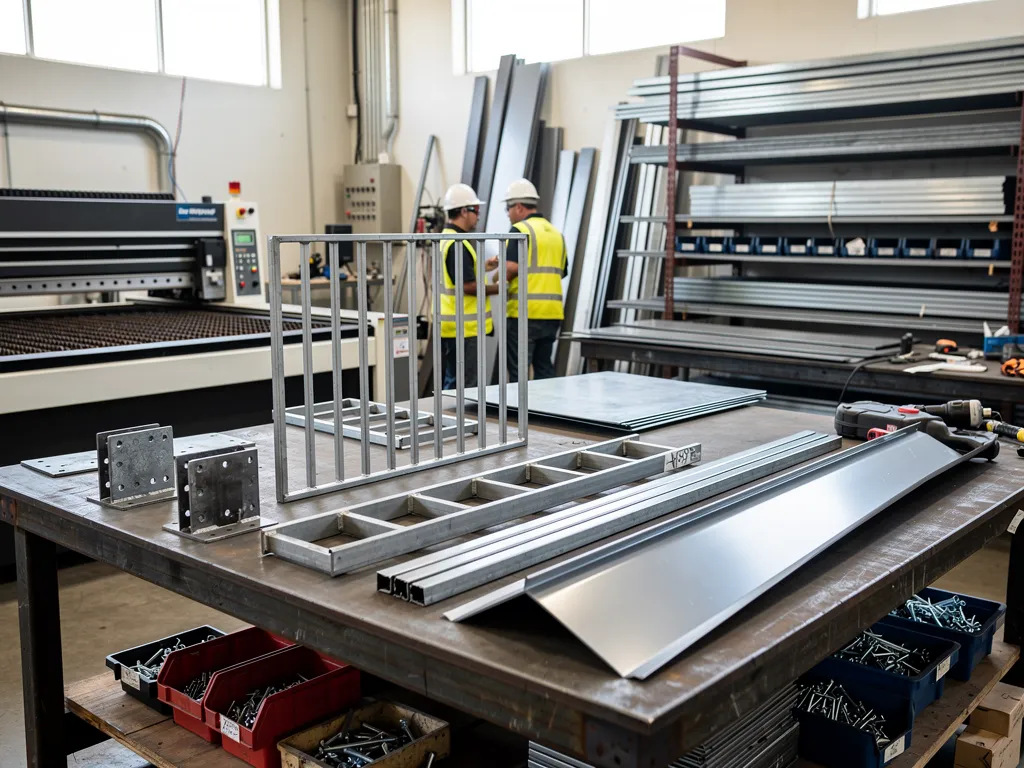 2. Custom Metal Fabrication and Sheet Metal Work