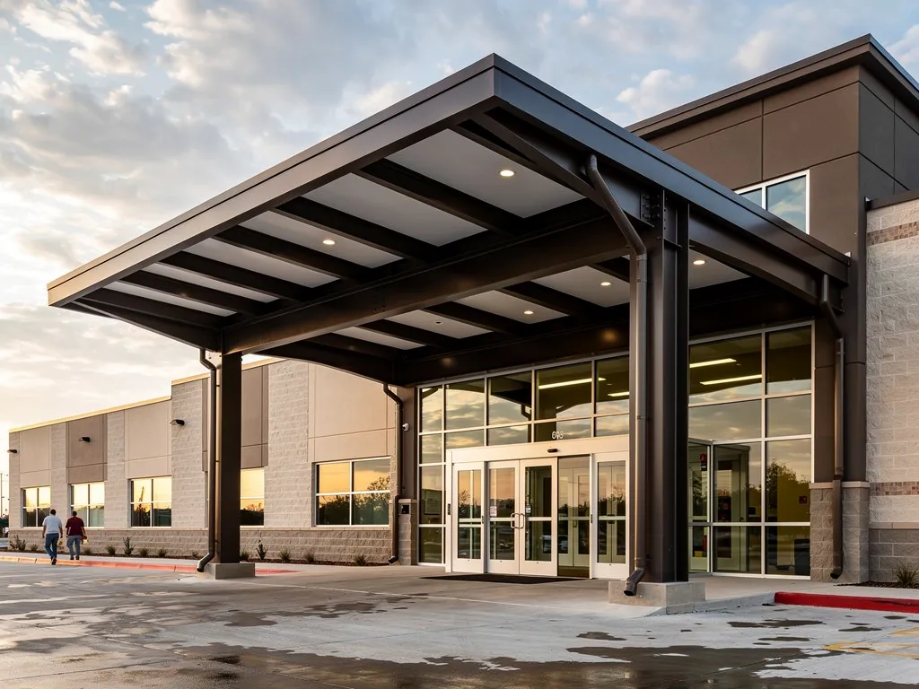 Commercial Architectural Metalwork: Canopies, Awnings, and Shelters
